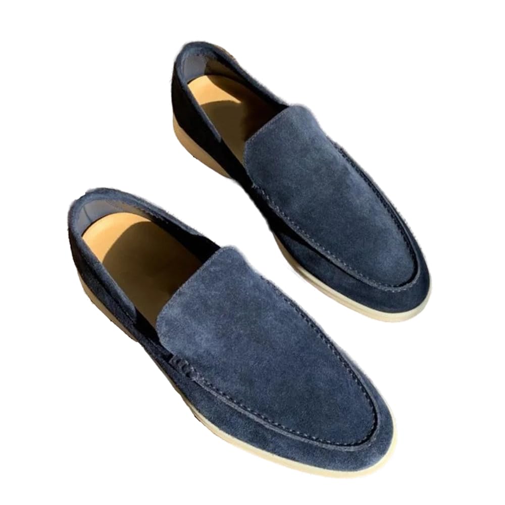 Loafers aus Wildleder Herren Klassische Wildleder Loafers Bequeme Mokassins