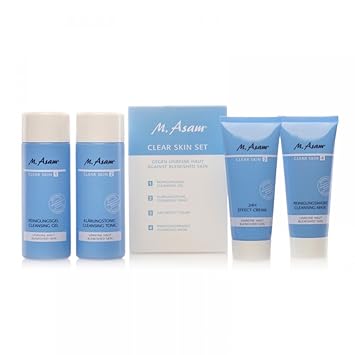 M Asam Clear Skin 4 Tlg Systempflege Gegen Hautunreinheiten Amazon De Beauty