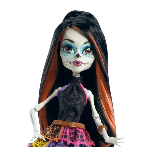 Muñeca Skelita Calaveras Monster High Travel Scaris miniatura 6