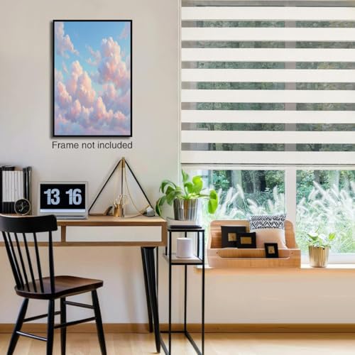 Cuadro en lienzo GDJSMIN de nubes del cielo de 60x80 cm para decoracion de pared 3