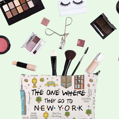 New York Trip Makeup Bag NYC,New York Merch New York Vacation Bag New York Souvenir Gift Welcome Bag Housewarming Gift (to new york UK) - Image 3