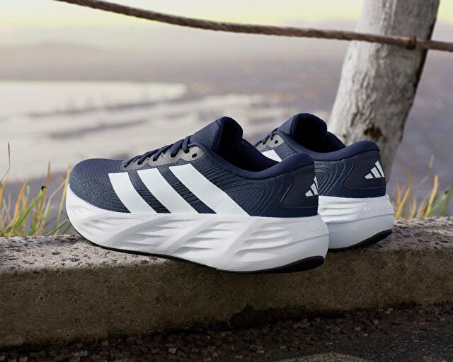 adidas Herren Galaxy 8 Running Shoes, Dark Blue/FTWR White/Night Indigo, 43 1/3 EU – Ansicht 2