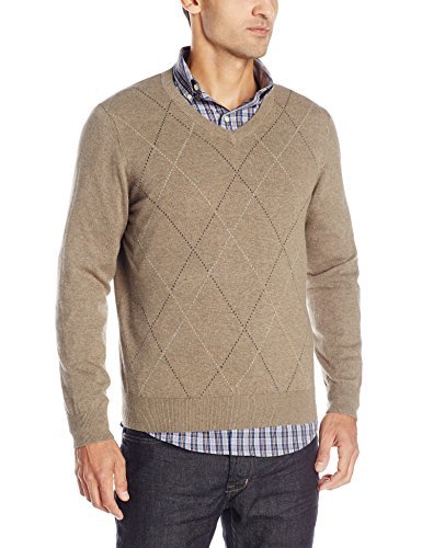 IZOD Men's Fine Gauge Raker V-Neck Sweater
