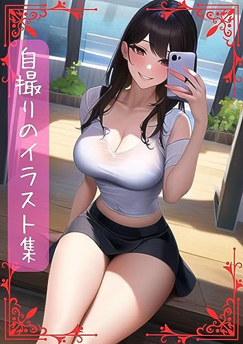 美女の自撮りイラスト集・セリフ付き100枚・大人女性の画像(スマホ・パンツ・ランジェリー・マッチング・プロフ) 美女イラスト集