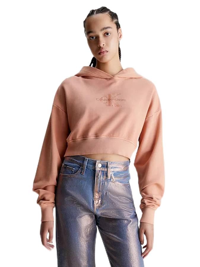 Calvin Klein Jeans - Damska bluza Crop Relaxed