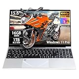 Breloom Computer portatile da gioco 2025, computer portatile da 15,6 pollici con processore AMD Ryzen 5 3500U, 16 GB DDR4, SSD da 1 TB, display FHD 1920 x 1080P, Win 11 Pro, tastiera retroilluminata