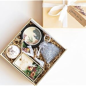 Birthday Gift for Women, Unique Candle Box Set for Friend, Mom, Daughter, Wife, Co-worker, Valentines Day Gift Basket…
