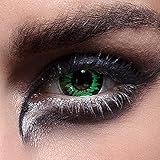Boland 40027 - Farbige Kontaktlinsen She-Wolf, 2 Stück, 3-Monatslinsen, ohne Sehstärke, Alltag, Karneval, Mottoparty