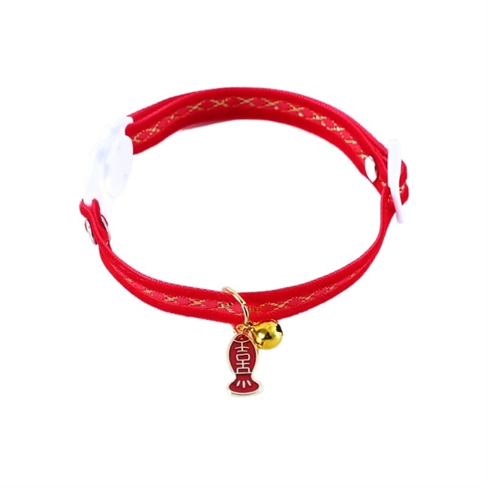 JINGYAN Colliers Velvet Rouge Phnom Penh Collier Collier Fashion Holiday Party Pays Motif Bells Colliers Animaux Puppy Pendentif Collier Accessoires de chaîne(Style 2)