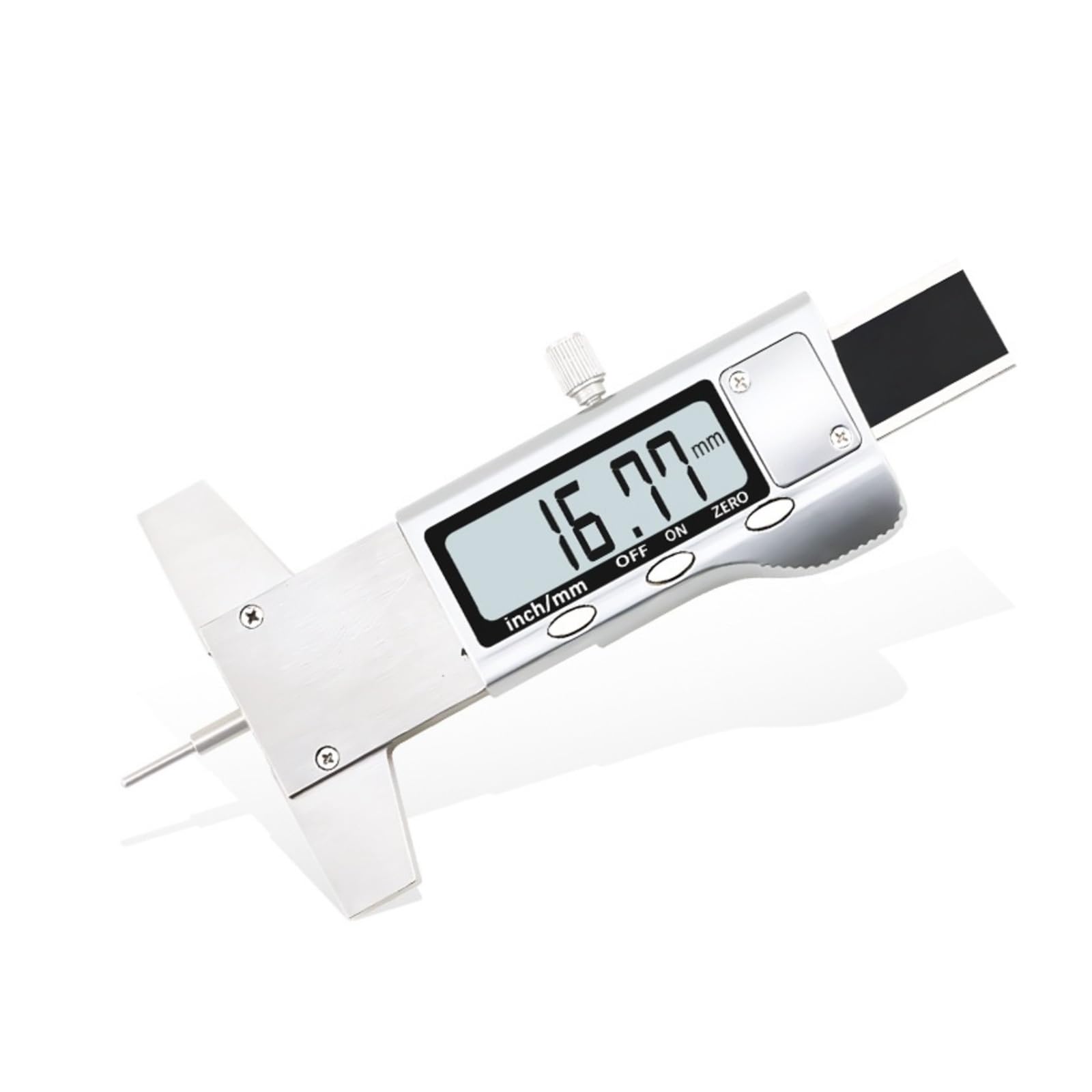 Medidor digital de profundidad de la banda de rodadura de neumáticos 2 uds 0.-25,4mm medidor Digital de profundidad banda rodadura LCD calibre acero inoxidable para coches, camiones
