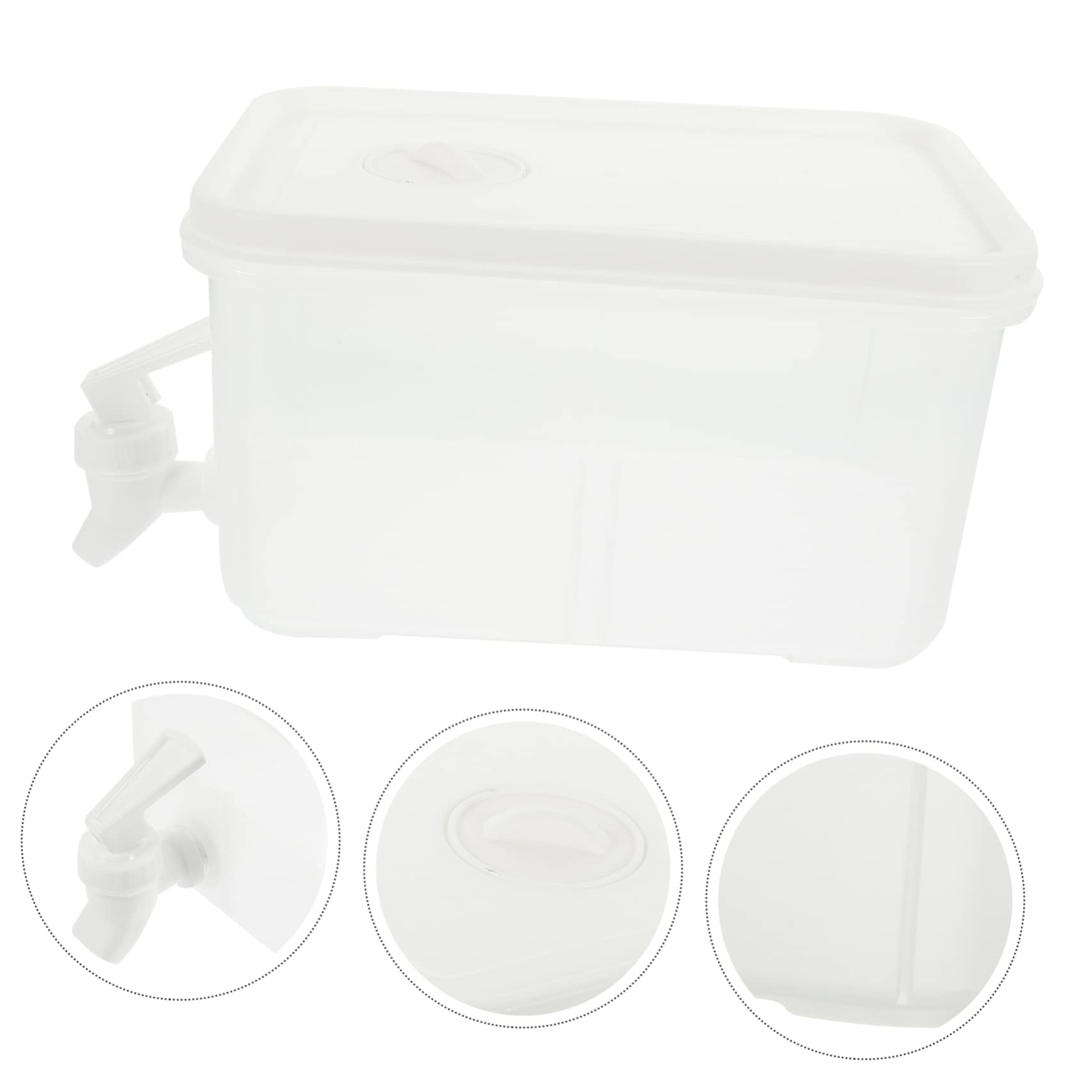 Healifty Desktop Beverage Dispenser with Faucet Water Jug for Parties Home Use Drink Dispenser Convenient Spigot Design for Effortless Pouring