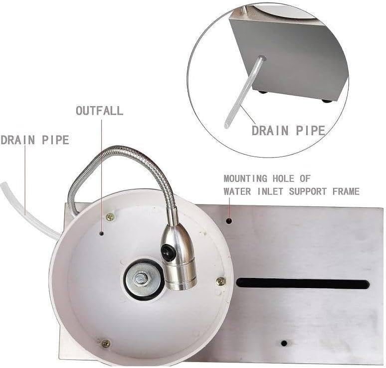 Polisseuse professionnelle de bijoux avec moteur de 180 W et vitesse de 2800 tr/min pour le meulage et le polissage des pierres précieuses