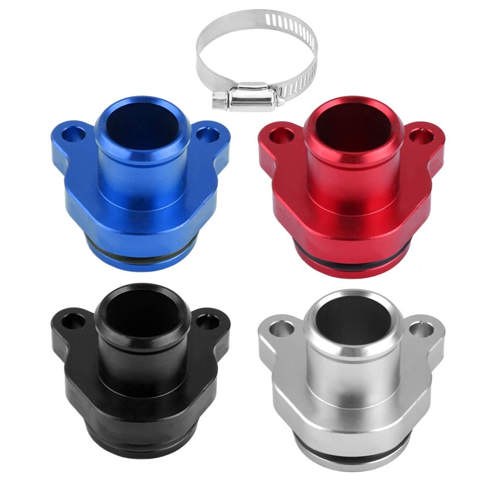 KIMISS Junta de manguera de agua de aleación de aluminio para 335i, modelo 11537541992 y 11537544638, color negro - Recambio compatible
