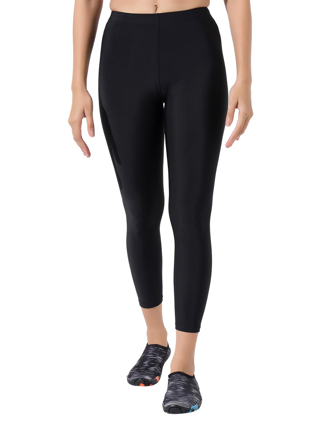 lycot Women's Polyester Compression Full Pant/Tights/Legging for Gym Fitness, Running, Cycling, Yoga Fit Multi Sports, Cricket, Football, Badminton, & Other Outdoor Wear-picture-35