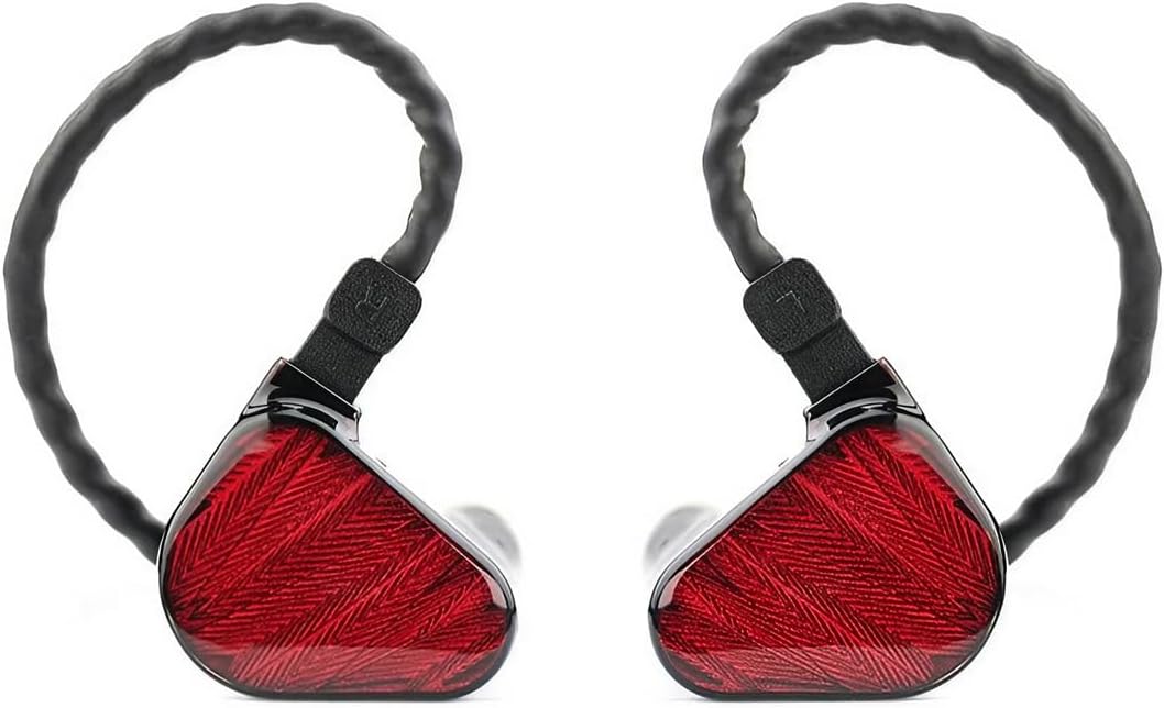 TRUTHEAR x Crinacle Zero: RED Dual Dynamic Drivers in-Ear Headphone Gaming Earbuds HiFi Wired Earbuds