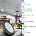 HYPERLITE High Bay Led Lights 100W 14,500LM (145lm/w) 5000K 1-10V Dimmable 5' Cable with 110V Plug US Hook UL Listed High Bay Led Shop Light for Barn Workshop Warehouse
