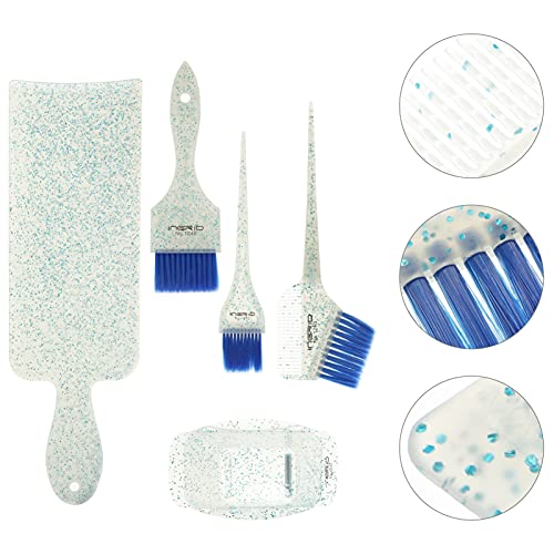 Lurrose 10 Peças Misturando Balayage Tingimento Misturador Branqueamento Ferramentas de Destaque Loj