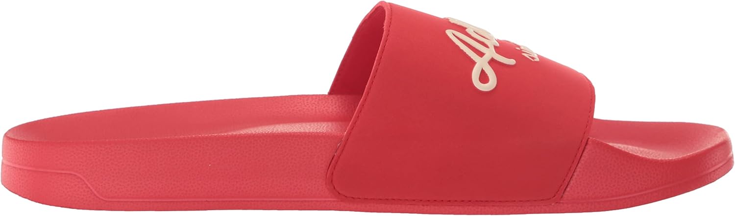 adidas Unisex-Adult Adilette Slides Sandal, 5.5 15 Vivid Red/Wonder White/Vivid Red