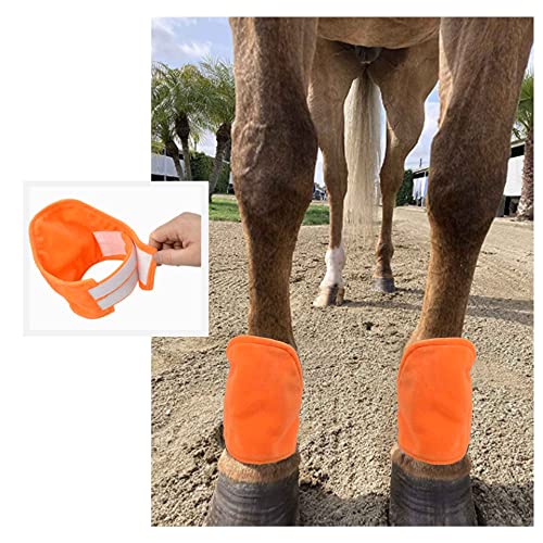 pranovo Pacote com 2 protetores Coronet Fetlock para botas de escaras de cavalo, protetor contra úlc