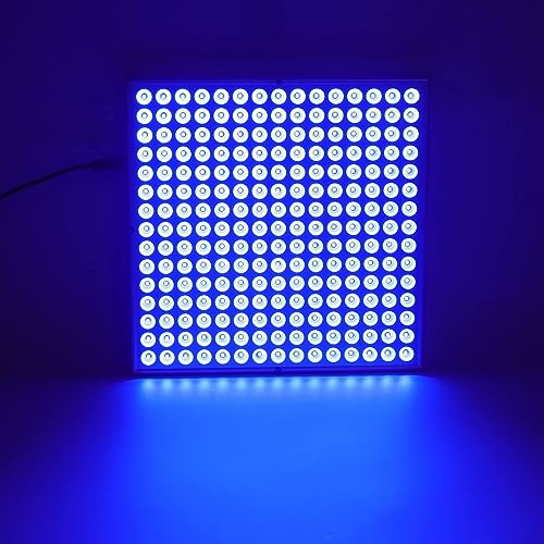VducK Luz de Bronceado Facial, Solarium Facial, 220V 15W 460nm Luz Azul Completa Lámpara de Bronceado de Piel LED Ajustable Adecuada, Suspensión Plegable para Uso