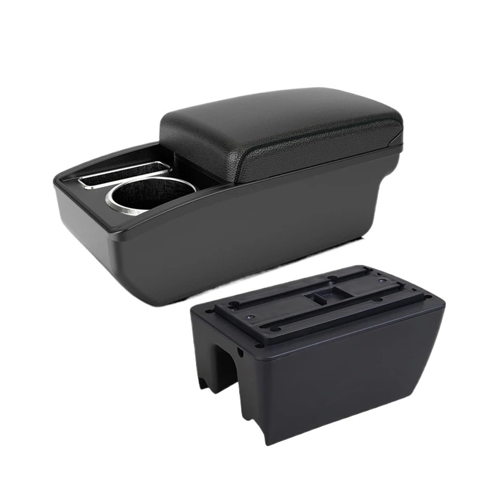 UMDJJU For Suzuki For Ertiga Armrest Interior Center Console Storage Box Used As An Automotive Styling Accessory Car Centre Console Armrest Box(A2 Black line NO USB)