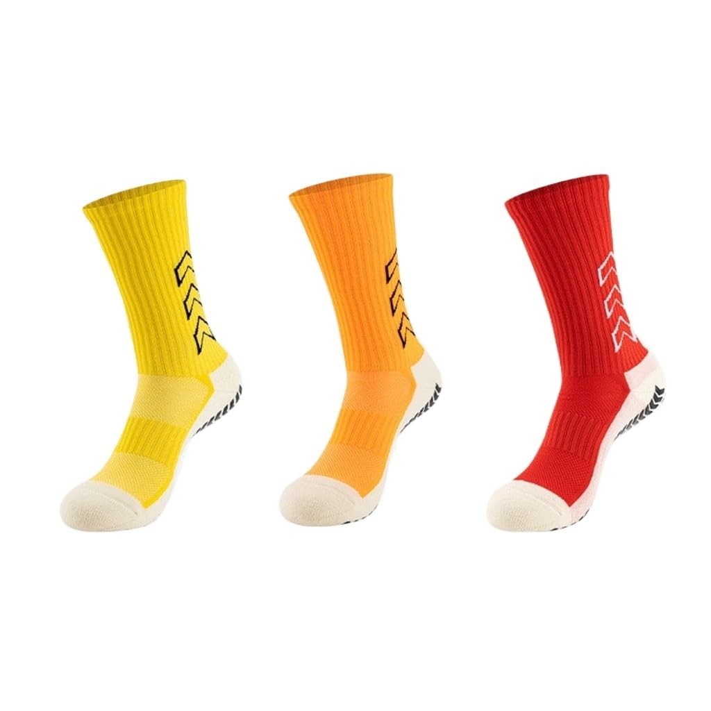 Chaussettes de sport à semelles en serviette anti-ampoules pour le foot