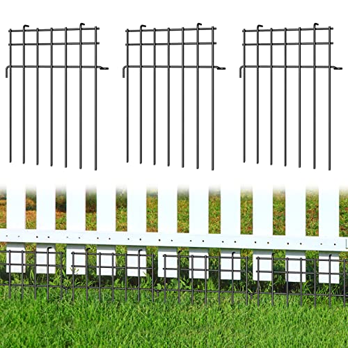 Outsunny Clôture de jardin, 62,5x83 cm, bordure de jardin en fil métallique antirouille Outsunny Clôture de jardin, 62,5x83 cm, bordure de jardin en fil métallique antirouille