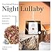 ALTDIF Rooibos Rosemary Night Lullaby Herbal Tea Bag Set for Calm and Restful Sleep - Chamomile and Lavender Blend - Caffeine-Free Floral Tea Bag Box for Evening Relaxation - 8 Pyramid Teabags