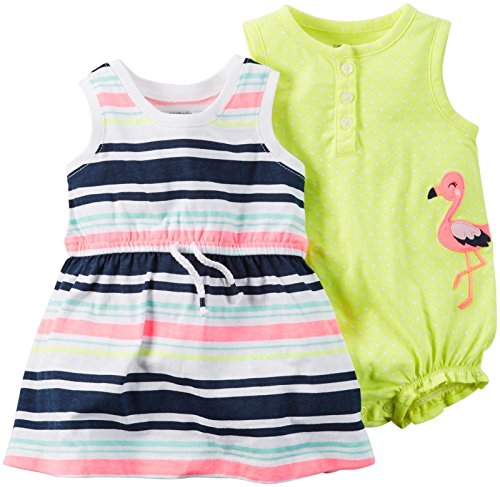Mamelucos para bebé niña pack de 2 prendas de algodón cómodas Carter's