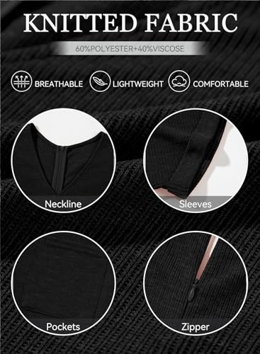 AlvaQ Womens Rompers for Summer Cute Casual Solid Loose Fit V Neck Short Sleeve Jumpsuits Overalls Shorts with Pockets Travel Clothes Black Large