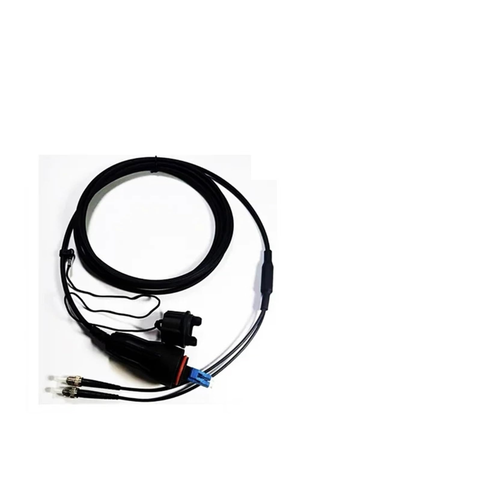 Cordon de raccordement 2C Fullax 3-100 m Connecteur étanche LC vers FC Monomode blindé 2 cœurs 5,0 mm Cavalier de Fibre Optique extérieur 80 m(LC-FC 40m)
