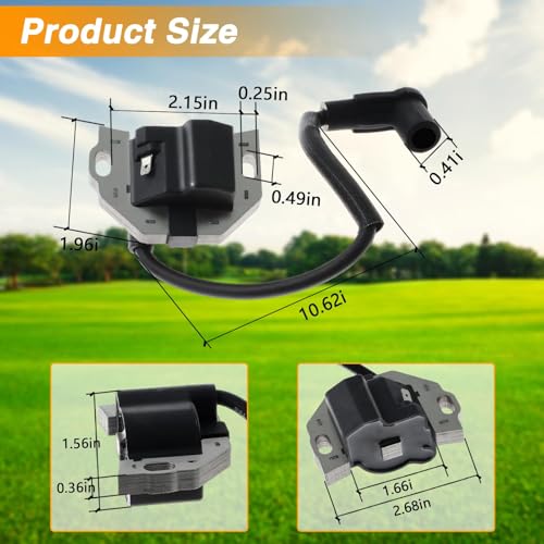 FUSCH 2 Pack Ignition Coil Compatible with Kawasaki FR541V FR600V FR651V FR691V FR730V FS481V FS541V FS600V FS691V FS730V FX481V FX921V Replace#: 21171-0743 21171-0711 21171-0738 21171-7047 21171-7042 - Thumbnail 6