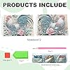 Sulunmo 2Pcs 80 Sheets Diamond Painting Notebook for Adults, A5 Diamonds Art 80 pages Sketchbook, Diamond Art Kit Supplies,Gift for Beginners, Craft Lovers (Rooster) #5
