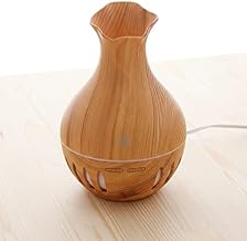 Ultrasonic Electric Aroma Diffuser Wood Style Vase Shape Air Humidifier