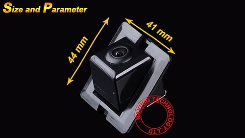 Miniatura 3 de Cámara de respaldo impermeable Color Cámara de visión trasera del coche Ángulo de visión de 170 grados Cámara original del agujero con visión
