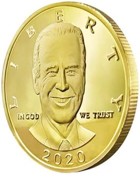 46th US President Joe Biden 2020 Presidential Campaign Eagle Commemorative Novelty Challenge Coin Liberty in God We Trust Gold Color