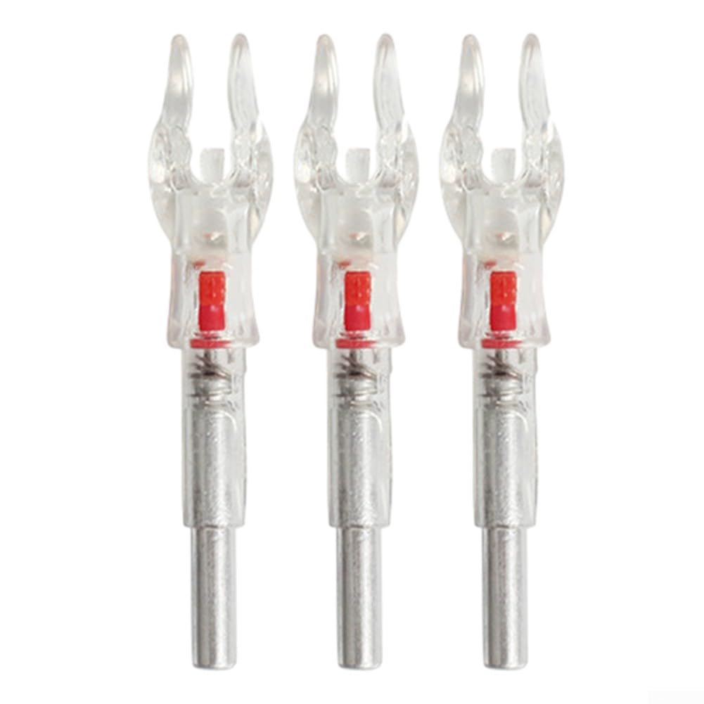 4.2mm Luminous Arrow Tail Archery Accessories, LED Lighted Arrow Nocks, 4 2Mm Tail, Bright And Eye Catchings(4.2 red)