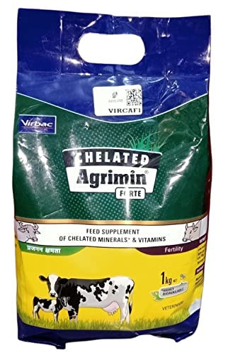 Chelated Agrimin Forte Powder Milk (1kg) for All Life Stages Animals - Pack of 3 (B0BF4GN2L5) Amazon Price History, Amazon Price Tracker