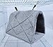Magnoloran 2 Pack Warm Bird Nest House Plush Hanging Snuggle Cave Bed Hanging Hammock Sleeping Bed Happy Hut for Parrot Parakeet Cockatiel Conure Cockatoo African Grey Macaw (Grey&Purple)
