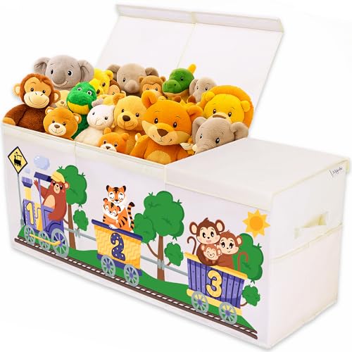 Nojube - Baúl Juguetes Infantil Grande XL, Cesta Almacenaje Juguetes Plegable y Resistente, Tela Oxford, Organizador de Juguetes Infantil, Caja Juguetes Almacenaje dormitorio con tapa, Juguetero Nojube - Baúl Juguetes Infantil Grande XL, Cesta Almacenaje Juguetes Plegable y Resistente, Tela Oxford, Organizador de Juguetes Infantil, Caja Juguetes Almacenaje dormitorio con tapa, Juguetero