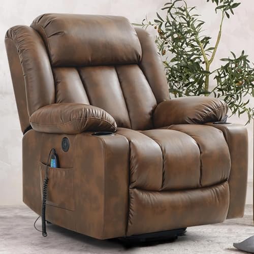 Sillón Plegable Cuero Sintético Negro miniatura 5