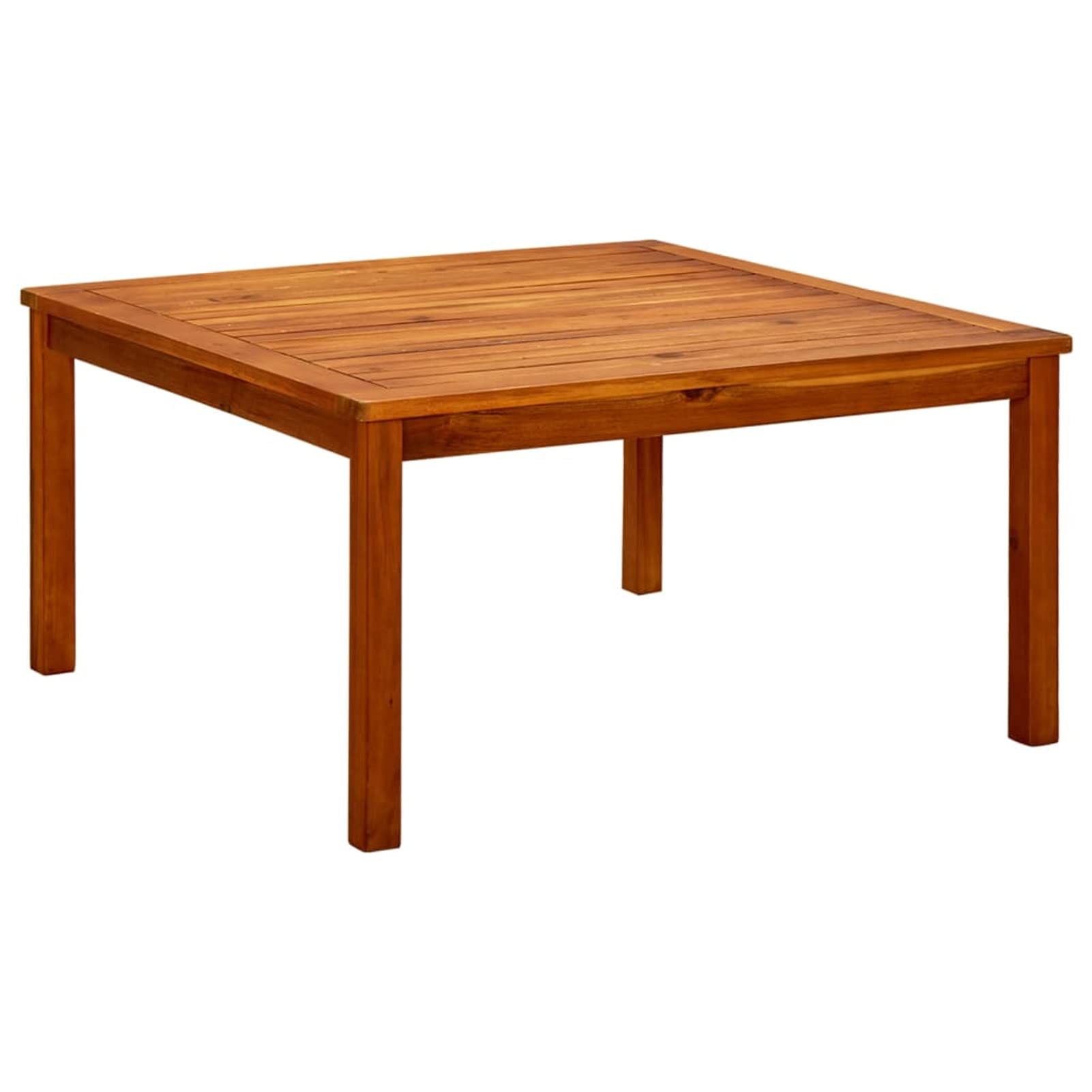 LAPOOH Ogrodowy stolik kawowy 85 x 85 x 45 cm lite drewno akacjowe, stolik kawowy ogrodowy, stolik pomocniczy na zewnątrz, stolik kawowy na zewnątrz-316396