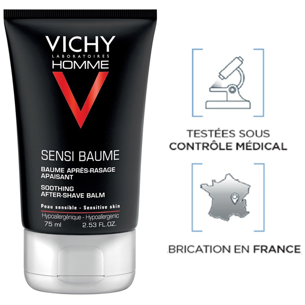Vichy Homme Sensi Baume Soothing After-shave Balm