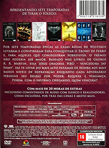 Coleção Game Of Thrones: Temporadas 1-7 [DVD]