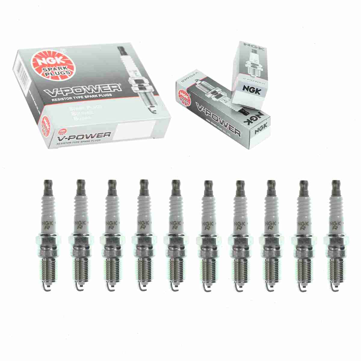 10 pc NGK V-Power Spark Plugs