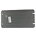 Steel City 3-GCB Blank Flat Outlet Box Cover, 8-13/16 in L x 4-11/16 in W, Steel