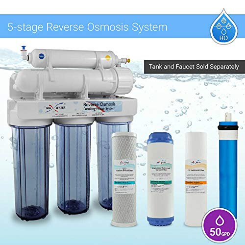 Max Water 5 Stage Home Reverse Osmosis System/Reverse Osmosis Water Filtration System/RO Water