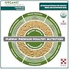 Purina | Nutritionally Complete Non-GMO Organic Layer Hen Feed Crumbles - Chicken Feed | 35 Pound (35 lb.) Bag