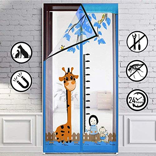 MU Mosquitera para Umbral 100X220Cm / 39X86Inches Magnética Pantalla Puerta Del Acoplamiento de la Cortina por Mosquitos Balcón Puertas Correderas de la Sala,T