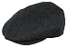 Men's Premium Wool Blend Classic Flat Ivy Newsboy Collection Hat (1581-Charcoal, M)
